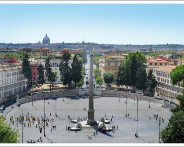 Piazza del Popolo in Rome – Italy