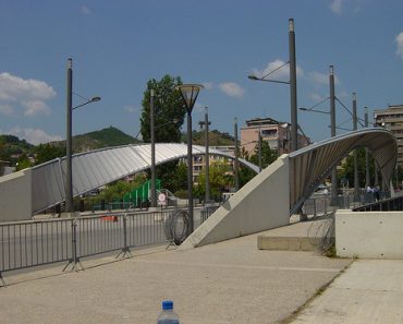 The Mitrovica Bridge in Kosovska Mitrovica – Kosovo